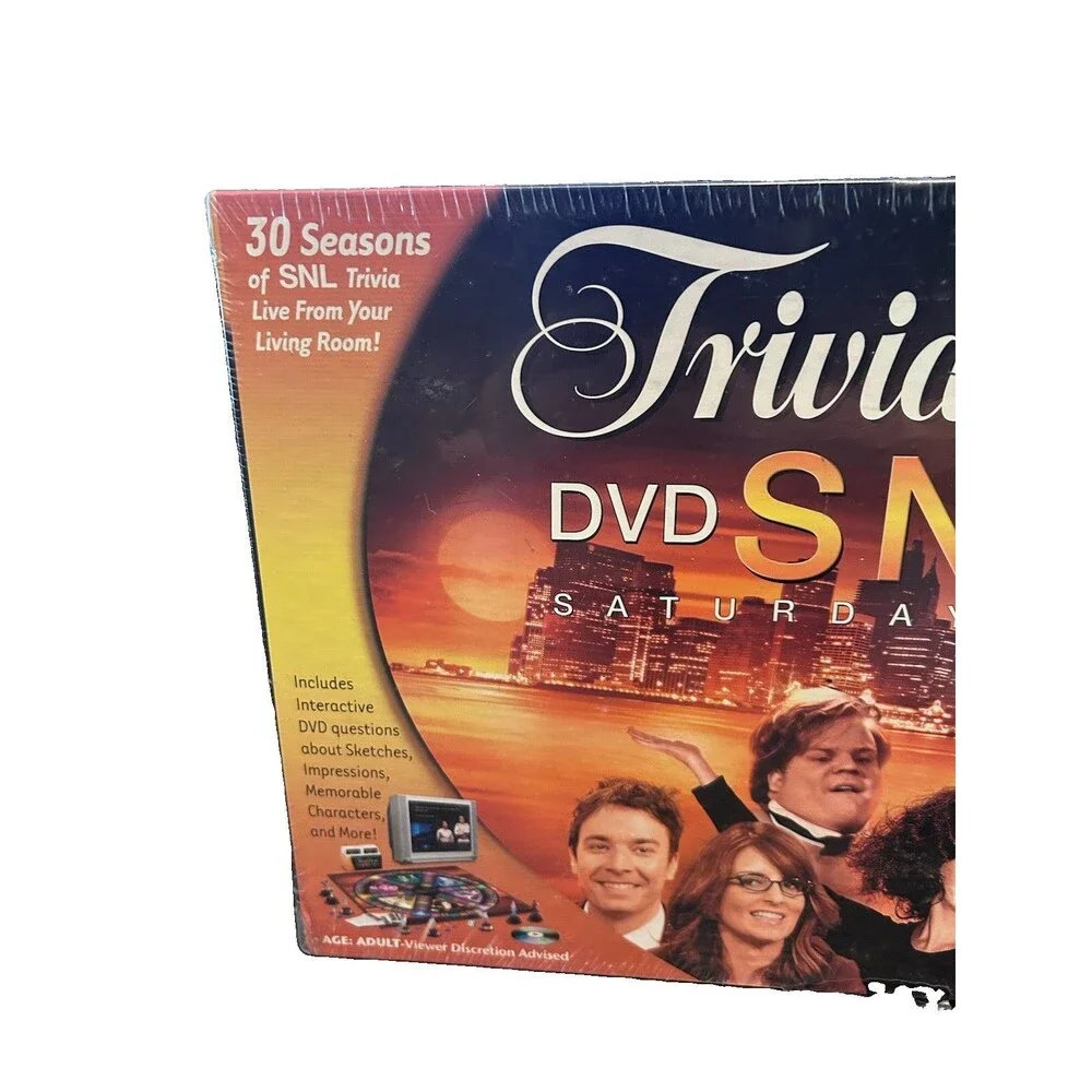Trivial Pursuit DVD SNL Edition Saturday Night Live Board Game New Sealed 2004